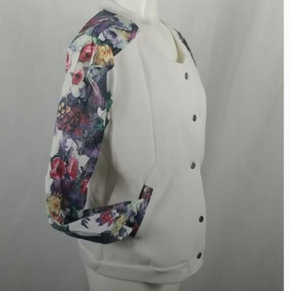 Varsity Floral Jacket - Picture 5 of 8